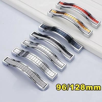 1/2 шт. Ручка для мебели из цинкового сплава с кристаллами и скандинавским стразом для ящика шкафа