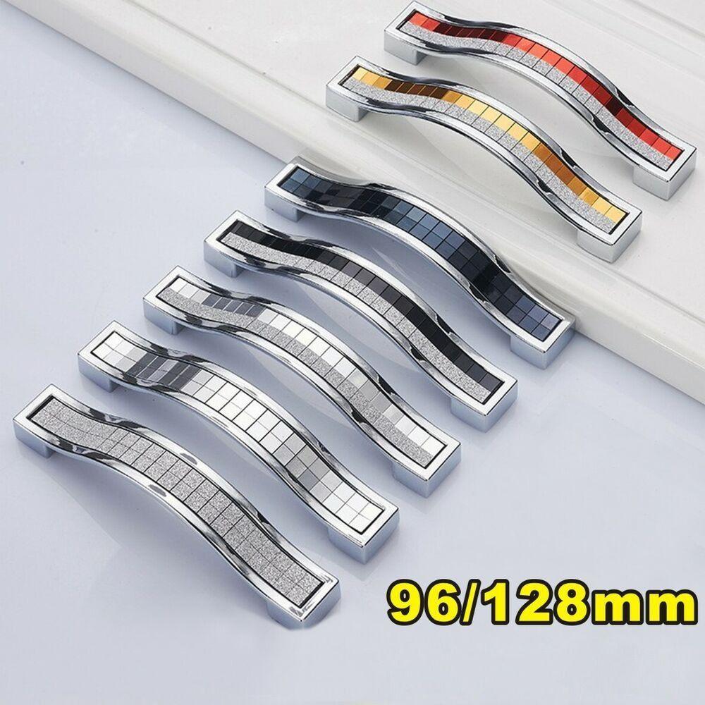 1/2 шт. Ручки из цинкового сплава со стеклянным хрусталем, скандинавские ручки для дверей с ящиками и шкафом