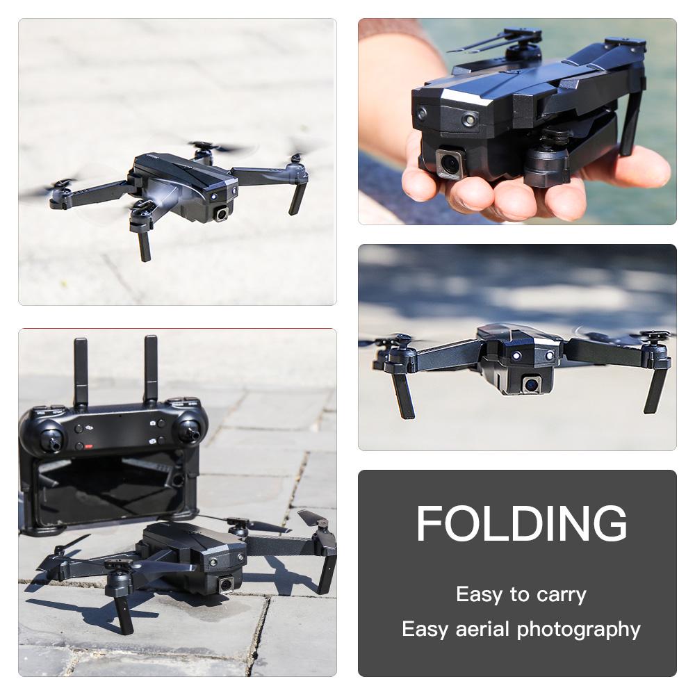 SG107 Складной мини-дрон с камерой 4K HD Крытый RC Quadcopter Управление через приложение с безголовым режимом