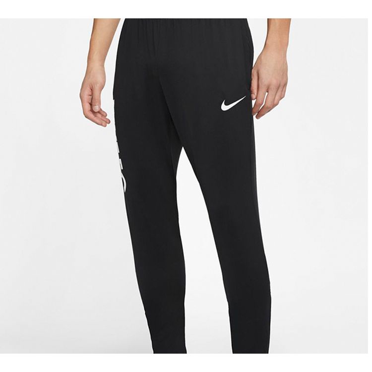 Nike ФК. Вязаные футбольные брюки Essential Dri-Fit, мужские брюки, черные CD0577-010