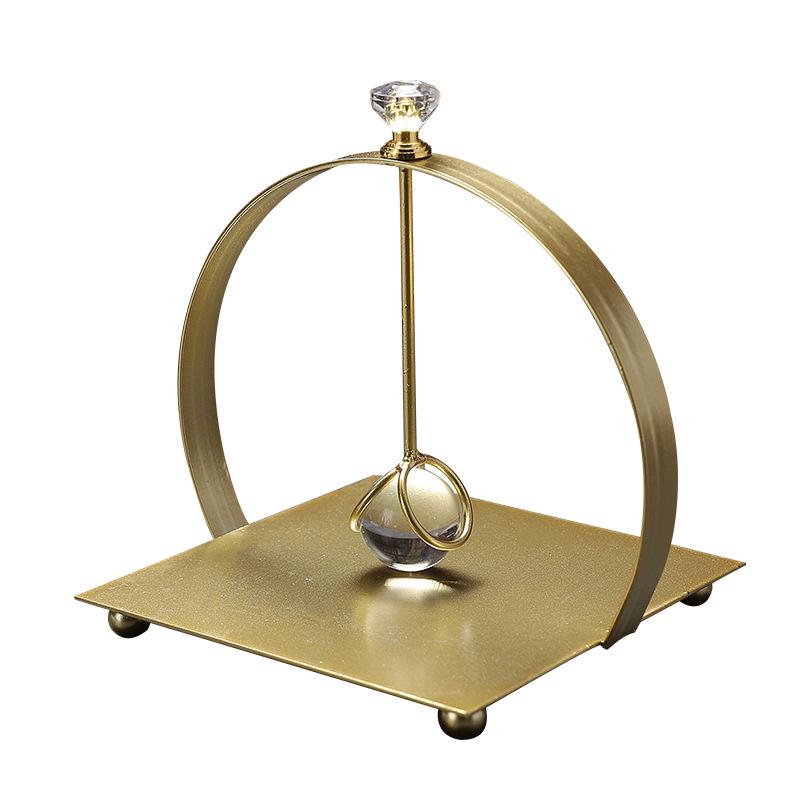 Роскошный держатель для салфеток из хрусталя: Элегантная металлическая подставка для декора дома или офиса