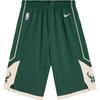 X NBA Collaboration Milwaukee Bucks SS25 Soft Comfortable Skin-Friendly Versatile Quick-Dry Shorts Men Shorts Green 3Z2B7BABZ-BUCKS