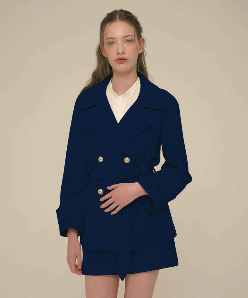 Aiseugadeuneiogongpal Wool Blended Mini Skirt