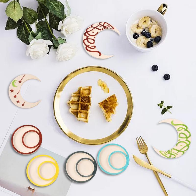 1 шт. Инструменты для украшения торта, десерта, товары для творчества, Мубарак, Рамадан, ручная работа, форма для луны на Ближнем Востоке, 3 стиля