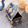 Metal Crafts Vintage Relief Jewelry Box Gift Storage Case Home Art Craft Decoration Organizer Casket Chest Storage Box Gift