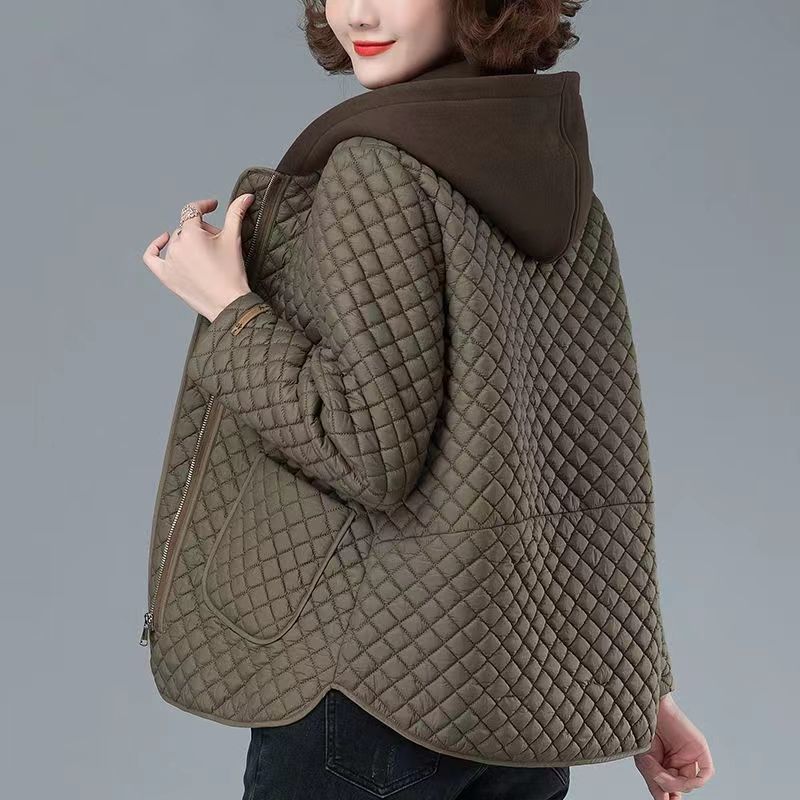 Осенне-зимняя куртка женская легкая куртка корейская мода куртка с капюшоном повседневная