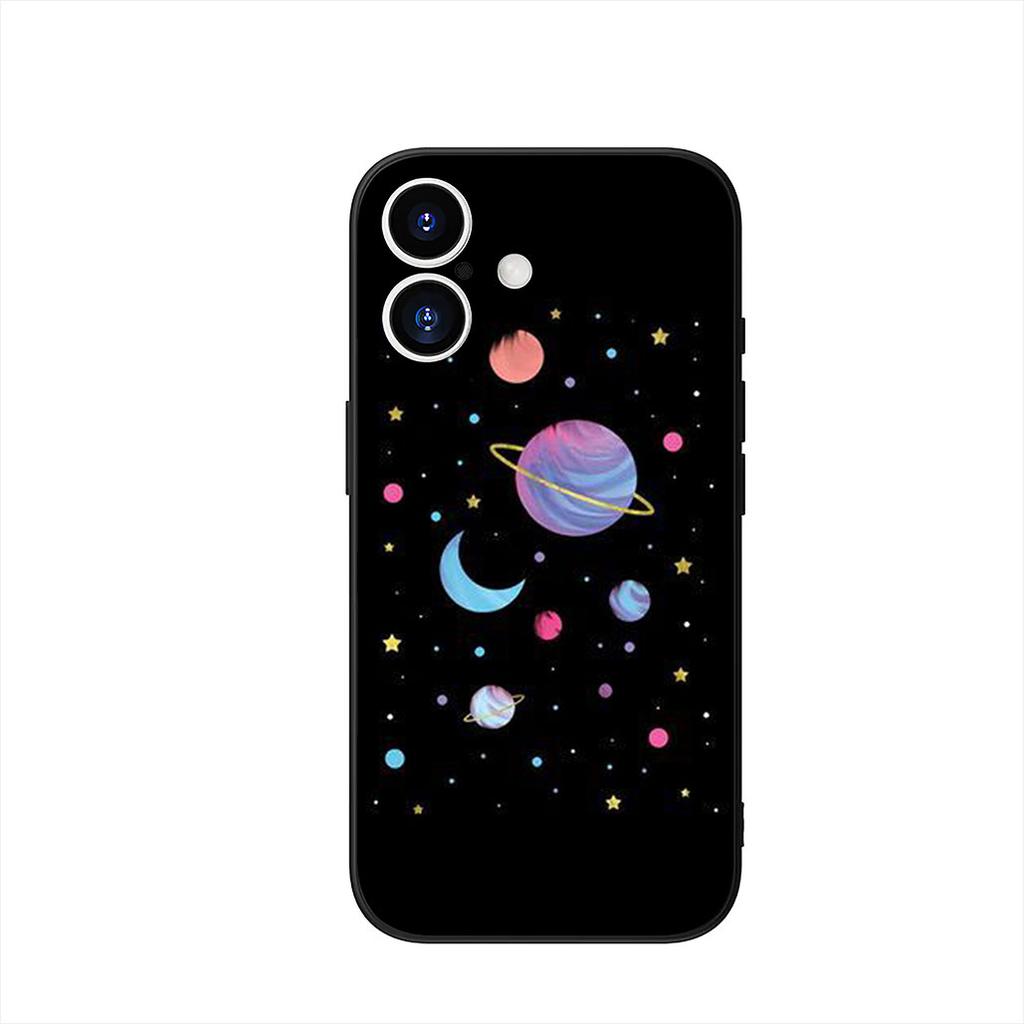 Чехол для телефона "Астронавт в небе, Луна, Звезды" для Apple iPhone 17 16 15 11 Pro XS Max XR 6 7 8 Plus + SE 2020 5 16E