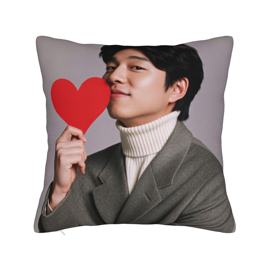 Gong Yoo Pillow Case Soft Pillow Cover For Living Room Bed Chair Fashion Pillowcases
