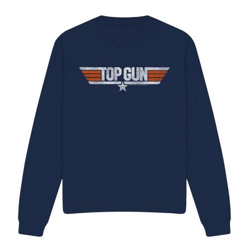 Top Gun Толстовка унисекс для взрослых с потертым логотипом