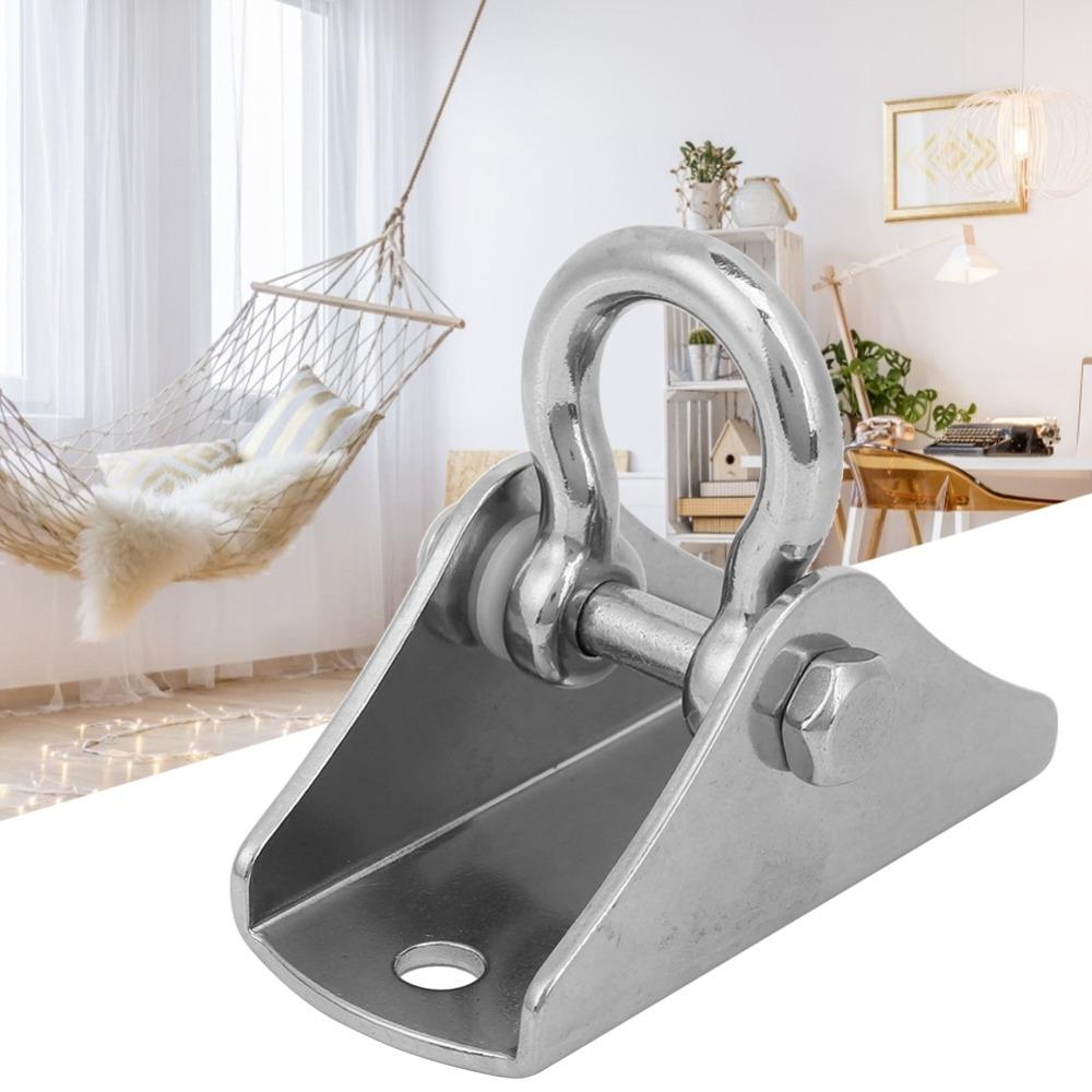 Stainless Steel Heavy Duty Swing Hanger 180° Rotation Yoga Hammock Hook for Yoga Hammock Sandbag
