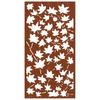 Vidaxl Ogrodowa Dekoracja Ścienna, 105X55 Cm, Stal Kortenowska, Klon