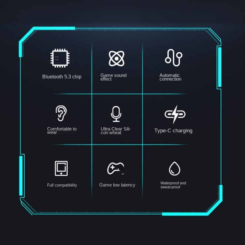 Новая беспроводная Bluetooth-гарнитура Cool Mech Wind с длительным временем автономной работы, полувкладыши
