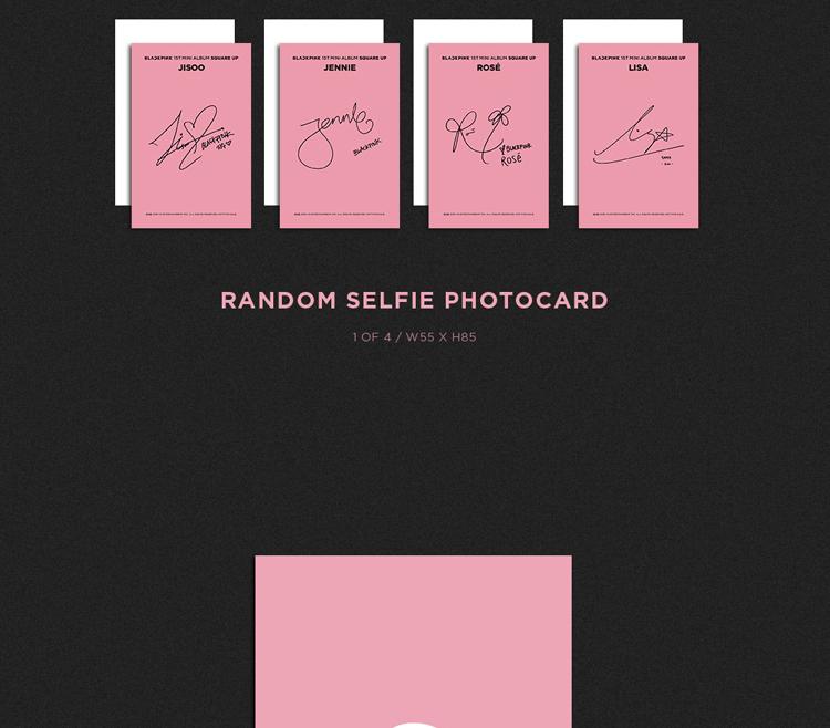 BLACKPINK [SQUARE UP] 1-й мини-альбом (ЧЕРНЫЙ / РОЗОВЫЙ вер.)