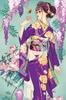 EPOCH 1000 Piece Jigsaw Puzzle Hiromi Matsuo Wisteria and Peonies X With Spatula Score Ticket Included EPOCH Illustration/Art (50 75cm) 11-610s Glue,