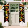 Carnival Circus Door Banner Carnival Cactus Skull 1 Pair Polyester 30x120cm Indoor Outdoor Decor
