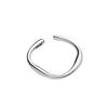 Стерлинговое уникальное серебряное кольцо 925 пробы для женщин, регулируемый открытый дизайн, эстетичное, трендовое