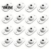 Easy Install Caster Wheels 4/8/12/16/20Pcs Self Adhesive Wheels, Kitchen Appliance Stainless Steel Roller Furniture Moving Slider, 360 Degrees