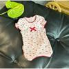 Pet clothes autumn and winter new style anti-cold all-inclusive belly protector small dog Teddy Bichon cute floral vest