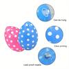 6PCS/ Set Easter 16 Inch Inflatable Egg Balloon, Blow Up Yard Decoration for Home Party Holiday and Festive Event Celebrations