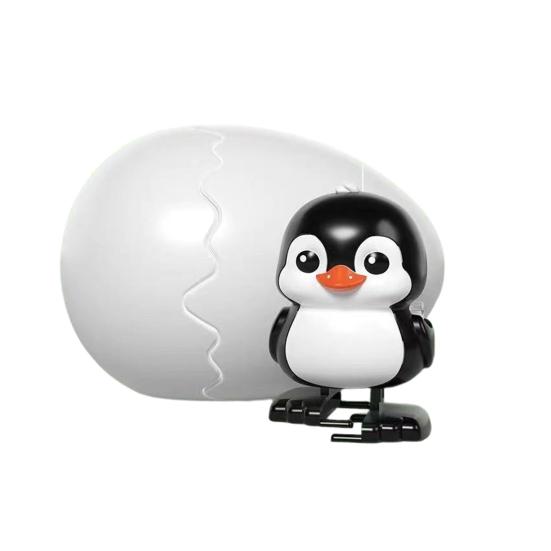 Заводная игрушка-яйцо с животным Сломанное яйцо Утка Динозавр Пингвин Капибары Заводная игрушка Малыши Мальчики Девочки Ходячее вылупившееся животное Игрушка для вечеринки