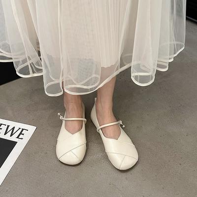 Модная женская обувь 2025 Бренд Неглубокие женские балетки Новые с круглым носком Повседневная мода Легкая мягкая подошва Большой размер Бестселлер Плоские Низкий каблук