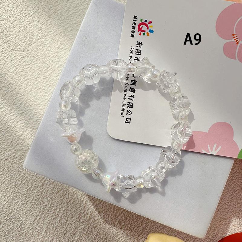 Ins браслет из бисера ручной работы милый мягкий милый студентка ручная строка