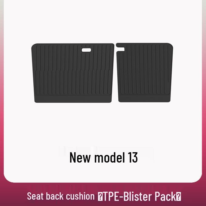 Tesla Model Y/3 Rear Seat Backrest Pad & Trunk Mat - Tail Box Car Accessory