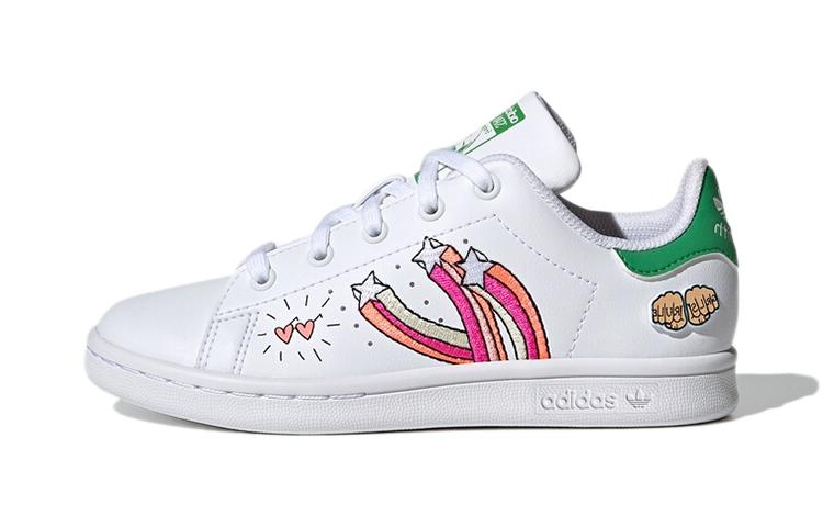 adidas Originals C Устойчивые к истиранию Низкие кроссовки для скейтборда Белый Зеленый Красный Дети Возраст 3 7 Лет FX5977
