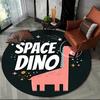 3D Ретро Серия Компас Круглый Ковер, Круглый Ковер для Гостиной Спальни Декор Подстилка Под Ноги Дивана Нескользящий Коврик для Пола Подарок