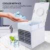 Настольный воздушный охладитель 500 мл Мини-охладитель для помещения с вентилятором для кондиционирования воздуха с распылением воды с 3 скоростями ветра Питание от USB Тихий воздух