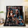 Bohemian Tupac All Eyez On Me Poster Dark Soft Blanket, Premium Microfiber Blanket for Home, Elegant Fleece Blanket for Guest Rooms