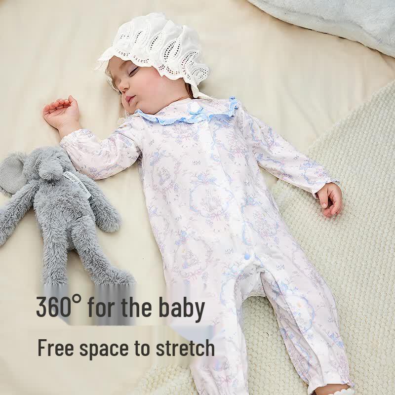 YEEHOO Baby 7A Antibacterial All-Season Long-Sleeve Romper