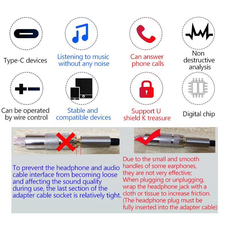 Усилитель для наушников Тип C на 3,5 мм Usb C аудио декодер усилитель адаптер Cb1200Au чип звуковая карта цифровой декодер для Android