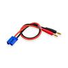EC5 Male Connector Plug 4mm Banana Plug Battery Charging Lead Adapter Silicone Cable 30cm (2 Pack)