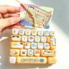 Anxiety Relief 26 Key Fidget Button Keychain Cute Sensory Toy Portable Bag Hanging Ornament for All Ages