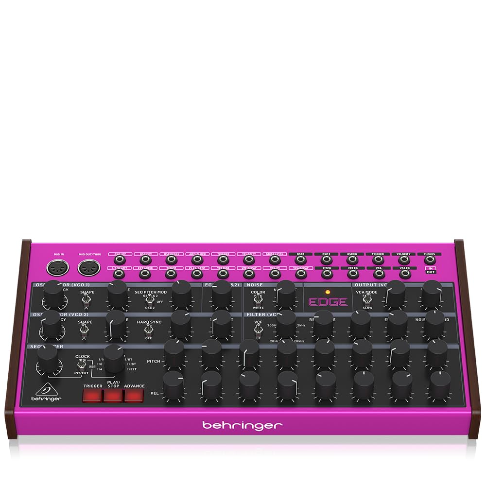 Behringer EDGE Аналоговый перкуссионный синтезатор с секвенсором и поддержкой MIDI Полумодульный Встроенный MIDI/USB