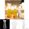 Acrylic Transparent Juice Bottle Water Jug Ice Cold Juice Jug with Lid for Bar Home Use