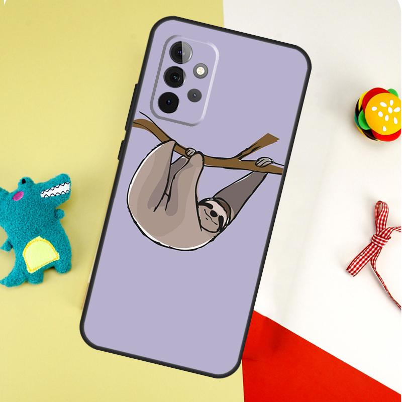 Чехол для телефона Baby Sloth для Samsung Galaxy A22 A32 A52 A54 A34 A14 A55 A35 A15 A53 A33 A13 A05 A06 A16