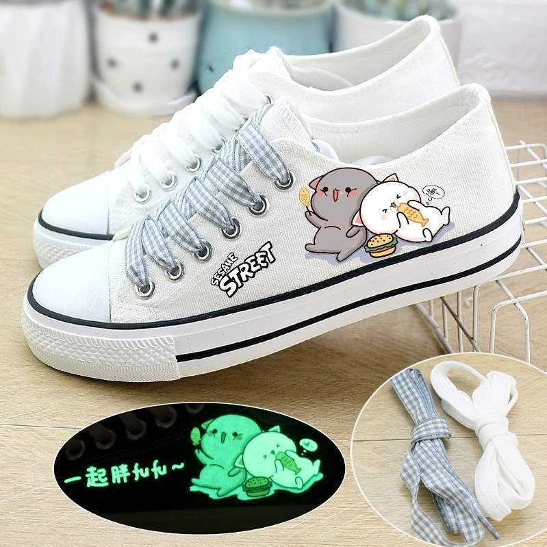 Низкие парусиновые туфли, маленькие белые туфли, женская обувь, студенты, бархат на осень и зиму, корейская версия, балетки, кеды, одинарные туфли, б