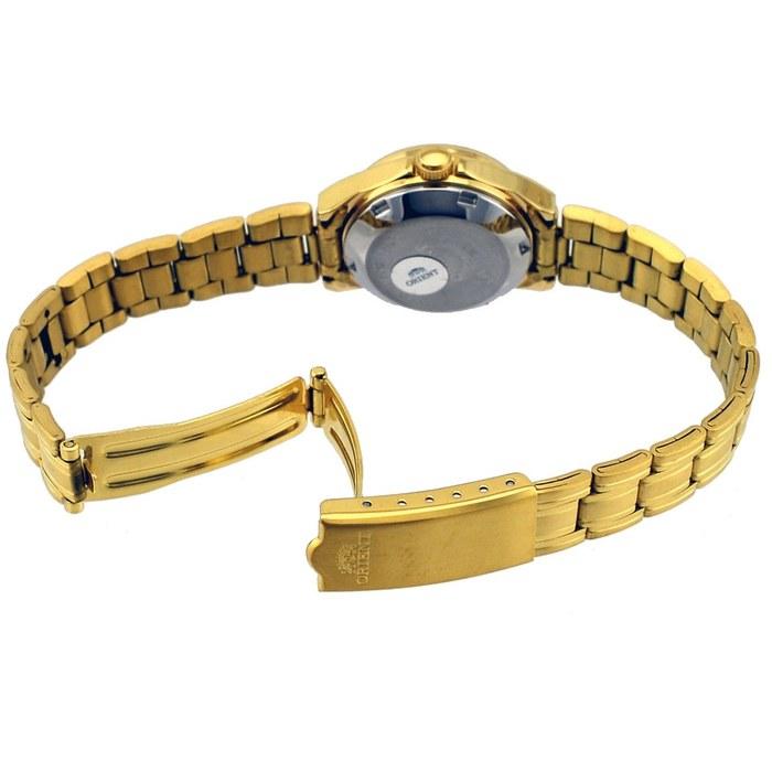 ORIENT Ladies Tristar Automatic Watch Gold Tone Gold Dial