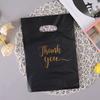 10 шт. Мини-спасибо, пластиковые подарочные пакеты, многоразовые праздничные пакеты, пластиковый подарочный пакет