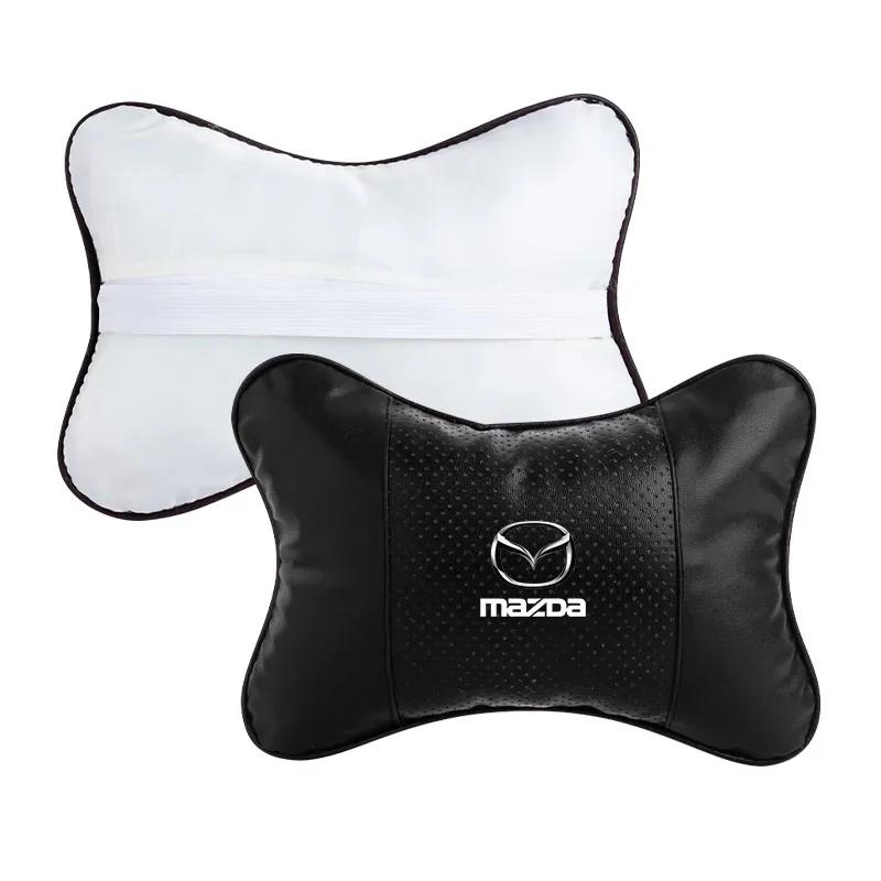 2025 Горячая Подушка под поясницу и для подголовника автомобиля, Подушка для спины в форме кости, Подушка для шеи для Mazda 3 5 6 323 626 RX7 CX5 CX7 CX8 CX9 CX30 RX7 RX8 MX