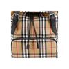 Burberry Check Print Fabric Backpack Women backpack Yellow 80814761