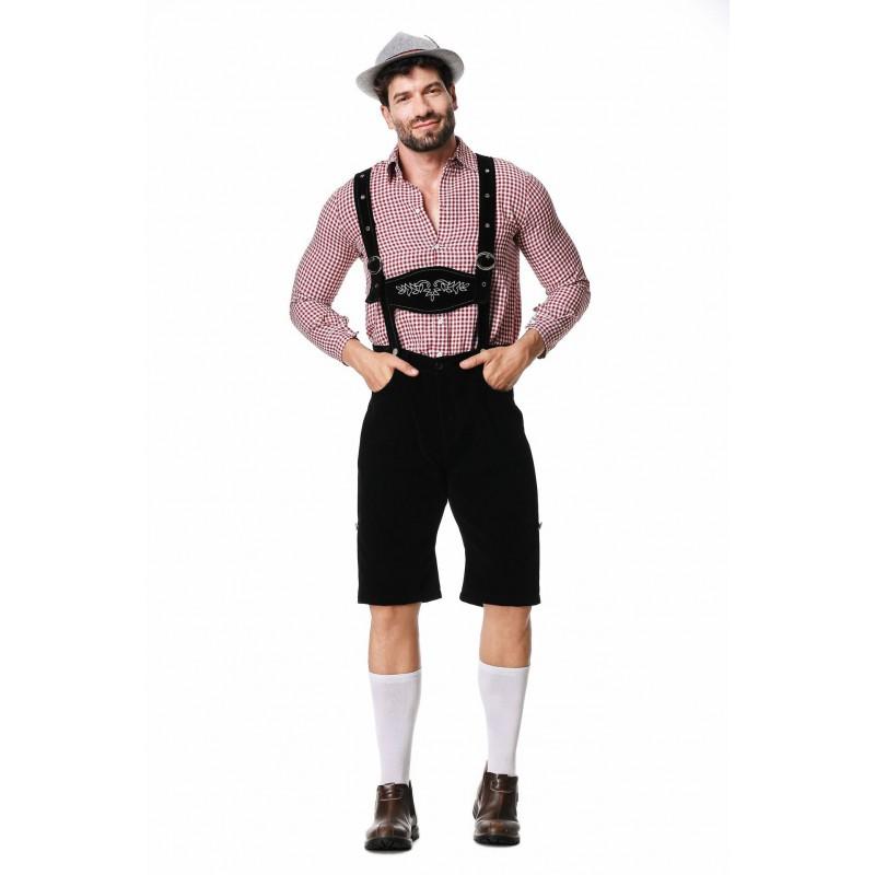 Mens Munich Beer Festival Costume Halloween Long Sleeve Gentleman Outfit Stage Performance Wear