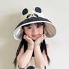 Детская панама от солнца для рыбалки Летняя для мальчиков и девочек для улицы Защита от УФ-лучей Большая широкая поля Соломенная шляпа с открытым верхом Детская защита от солнца Солнцезащитная шляпа
