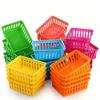 Storage Basket Rectangular Storage Boxes Portable Storage Basket Suitable for Kitchen, Bedroom, Office Multi-color Organizing