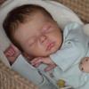 18-дюймовая живая кукла Bebe Reborn Doll Jude с мягким на ощупь тканевым телом, кукла для новорожденных, милая спящая 3D-кукла с имитацией кожи для детей, подарки на день рождения