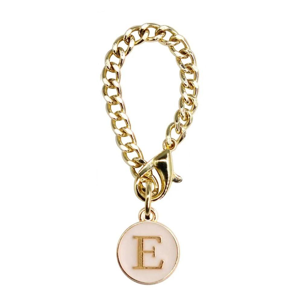 Белый/Черный Цепочка-ручка для чашки для воды Персонализированный Шарм-ручка Креативный Шарм с буквой для чашки Чашки