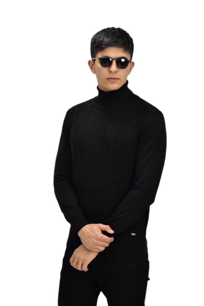 Men's Plus Size Plus Size Sweater Men's Sports Turtleneck Sweater R22507 Bgl-St03177