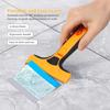 4 Pcs Cleaning Shovel Cutter Portable Paint Cleaning Knife with 40 Replacement SK5 Blade Glass Floor Tiles Scraper for Household
